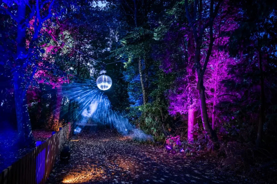 Festive character installation on the Winter Light Experience trail